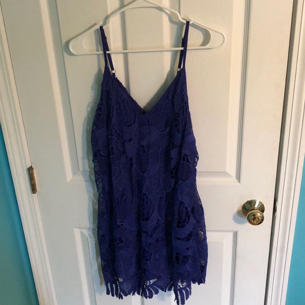 Express laced party dress